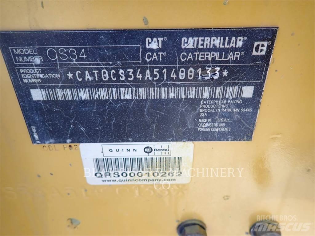 CAT CS34 Cilindros Compactadores monocilíndricos