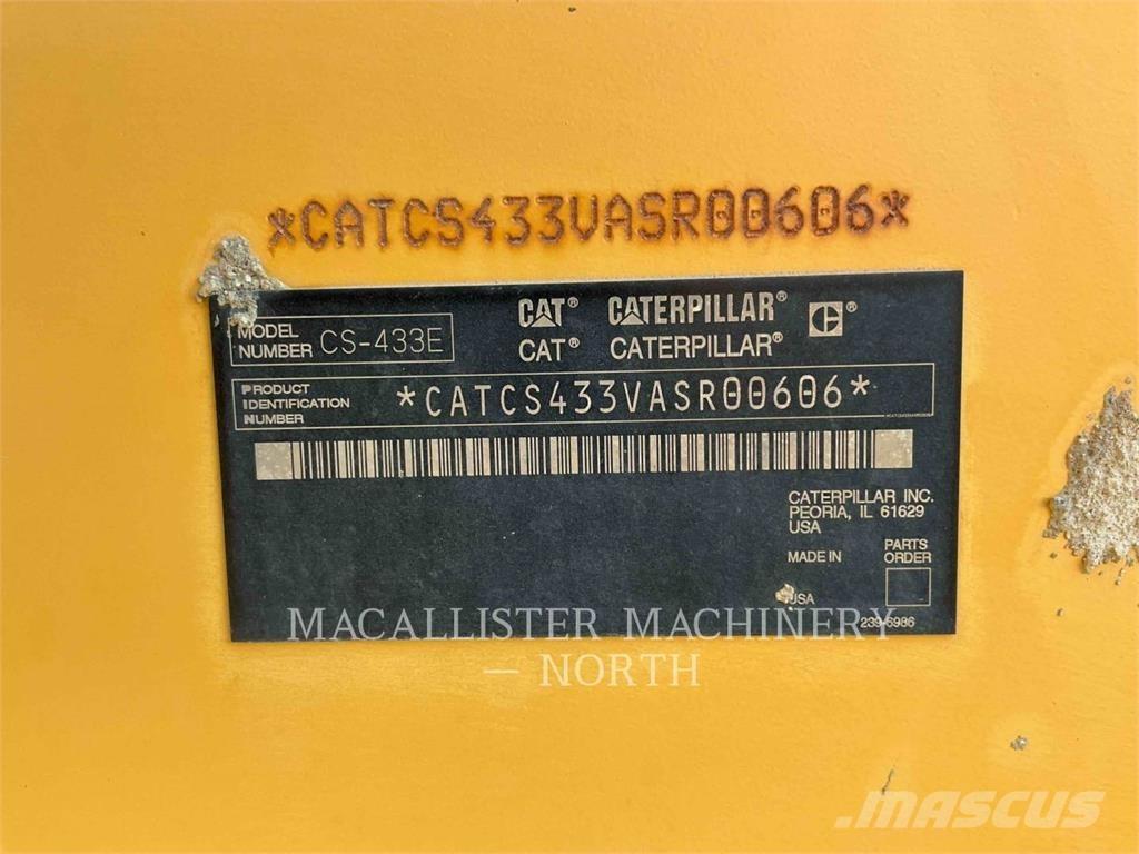 CAT CS433E Cilindros Compactadores monocilíndricos