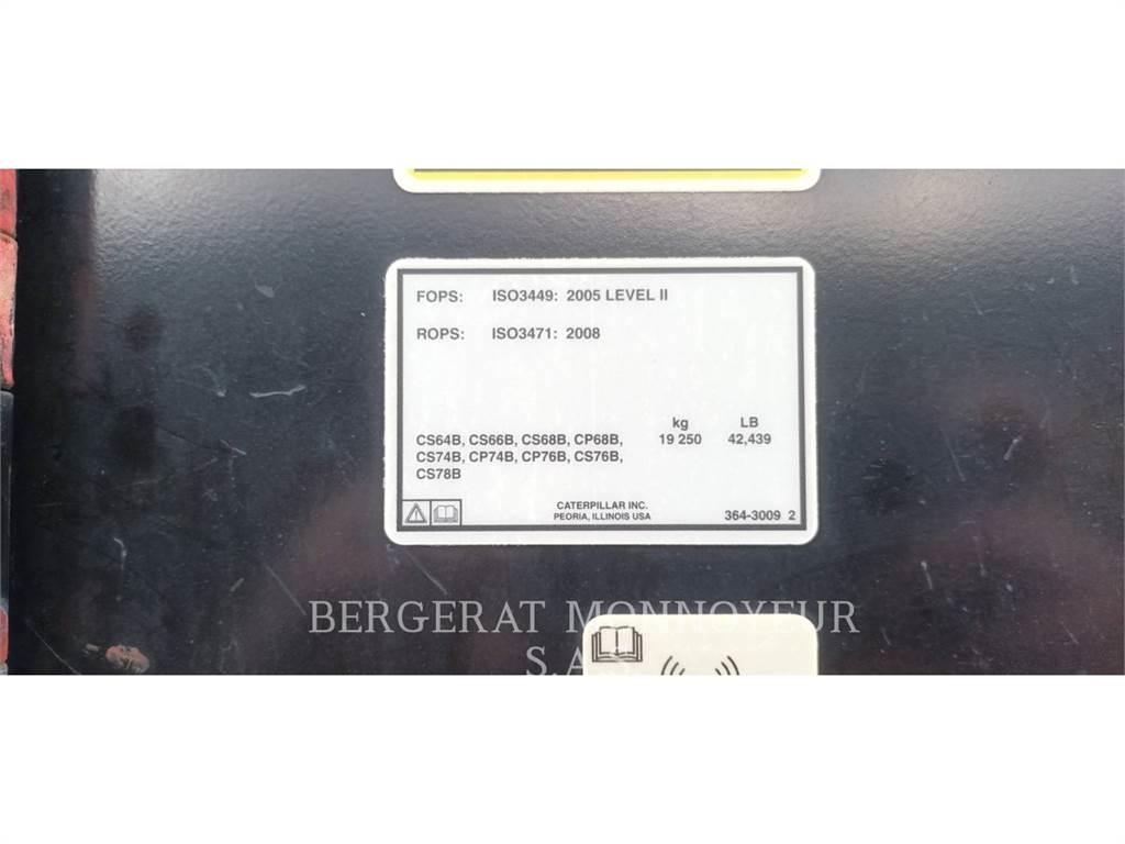 CAT CS76B 4F Compactadores para terra