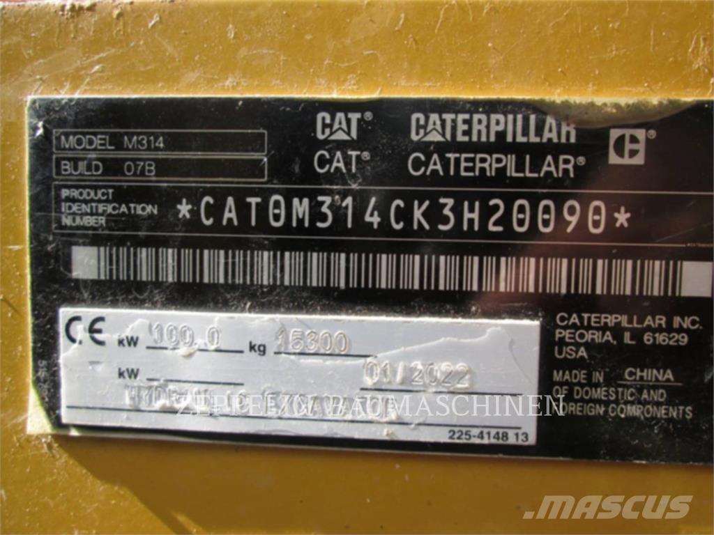 CAT M314-07A Escavadoras de rodas