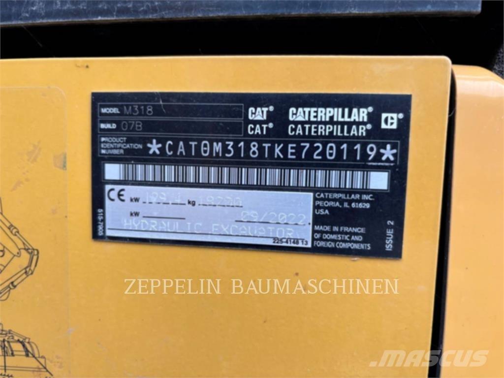 CAT M318-07A Escavadoras de rodas