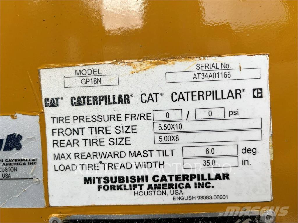 CAT MCFGP18N5 Empilhadores a gás