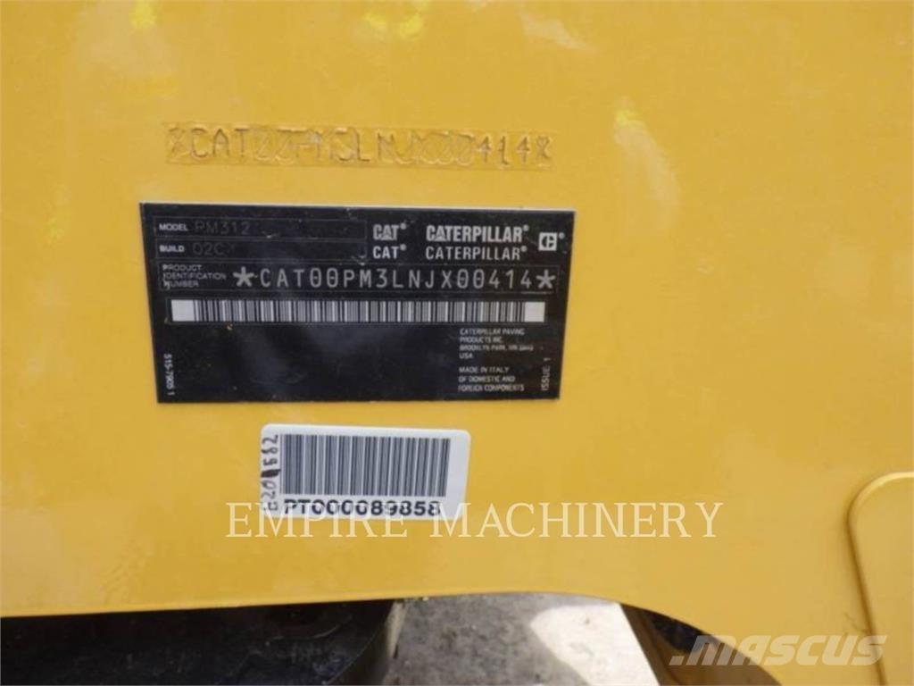 CAT PM312-02 Espalhadoras de asfalto