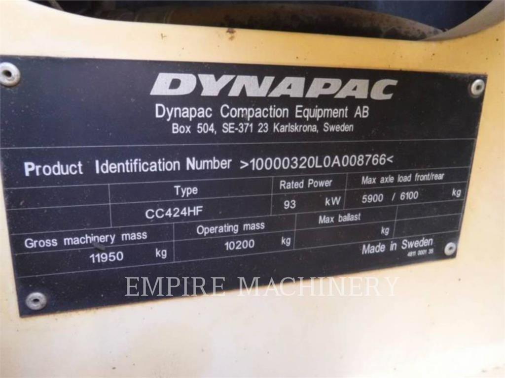 Dynapac CC424HF Cilindros Compactadores tandem