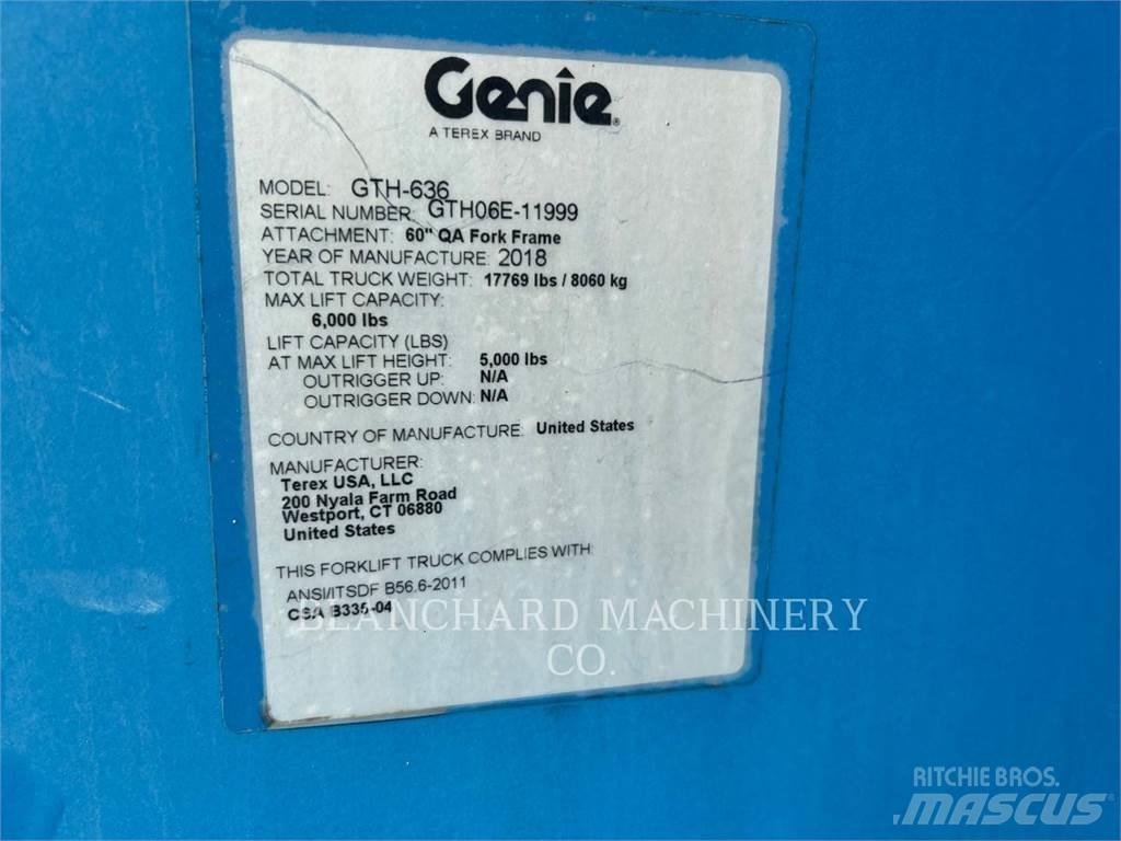 Genie GTH-636 Manipulador telescópico