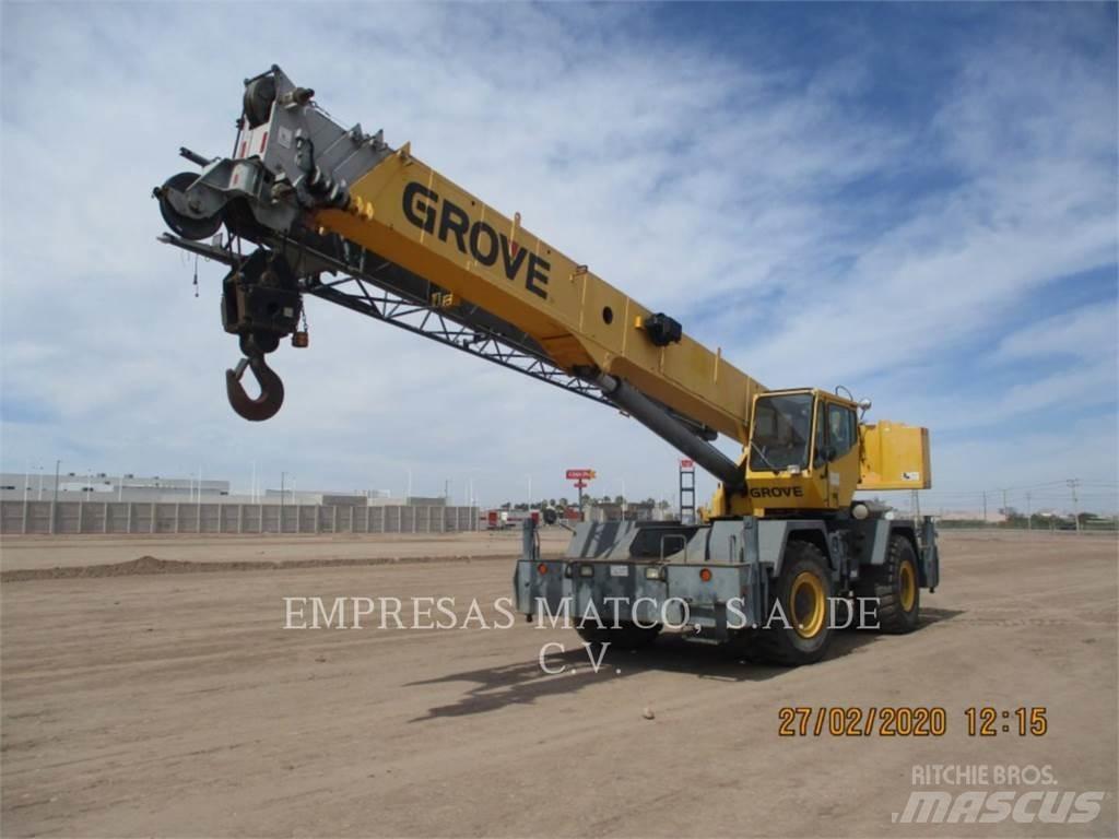 Grove RT600E Gruas Todo terreno