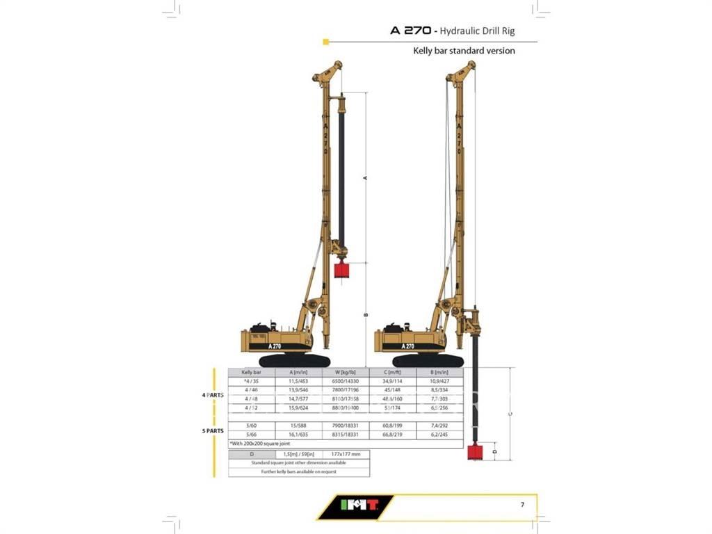 IMT A270F Escavadeiras de esteiras