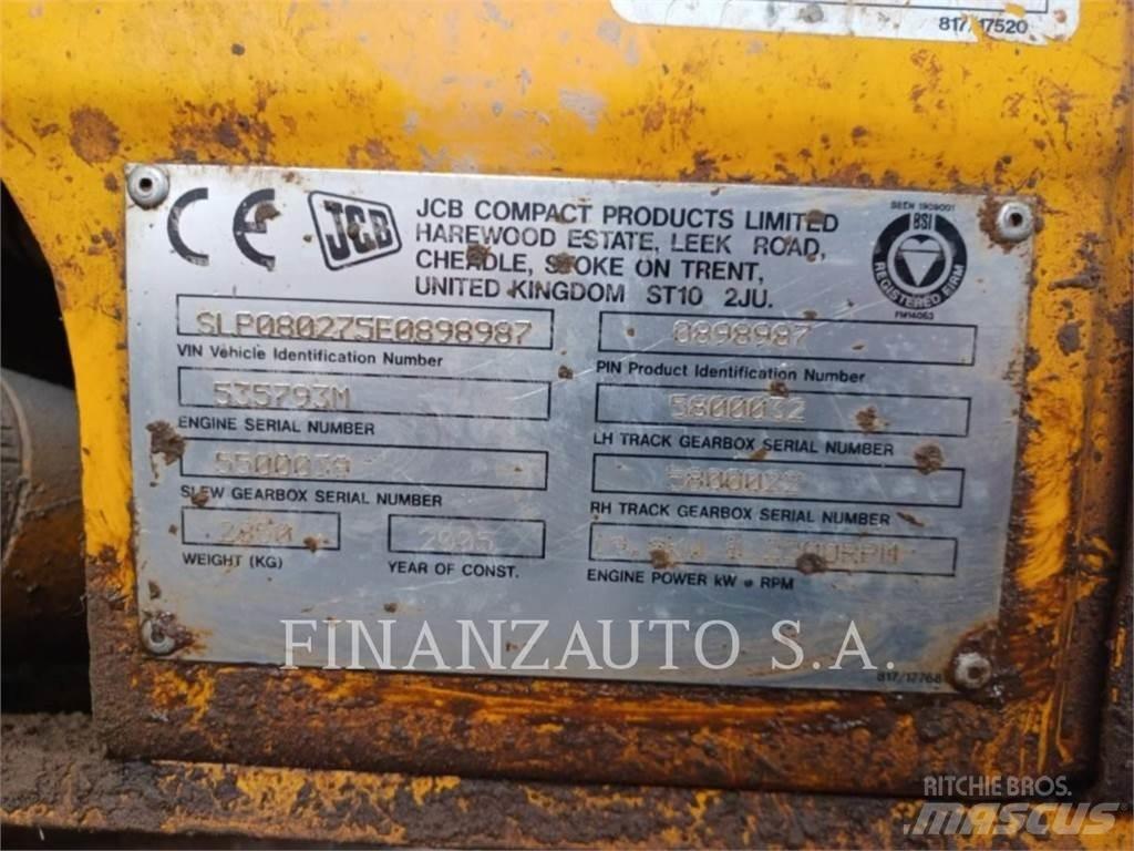JCB 8027 Escavadeiras de esteiras