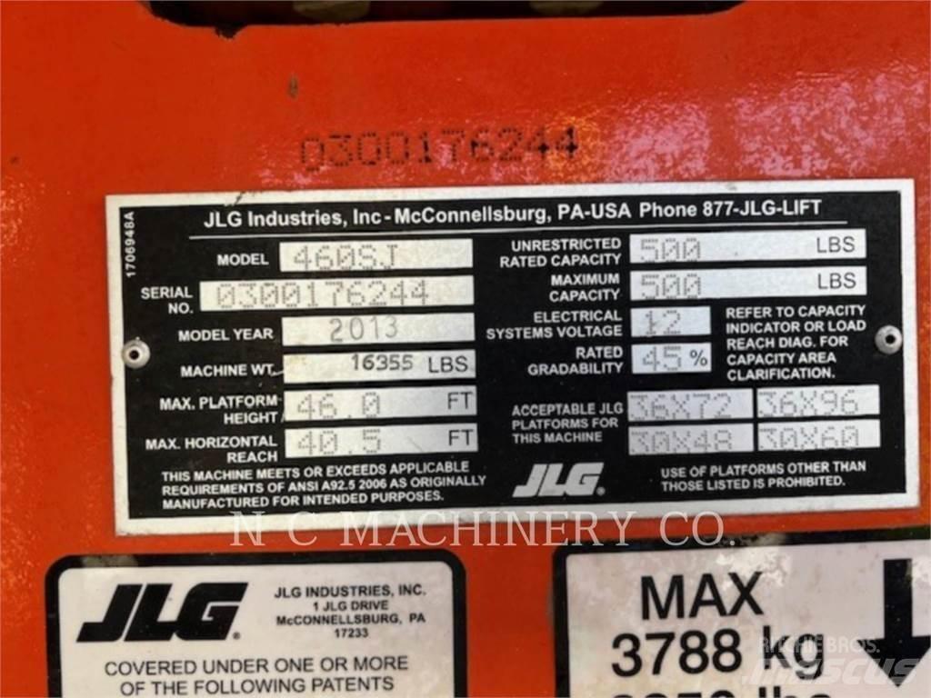 JLG 460SJ Escavadeiras de esteiras