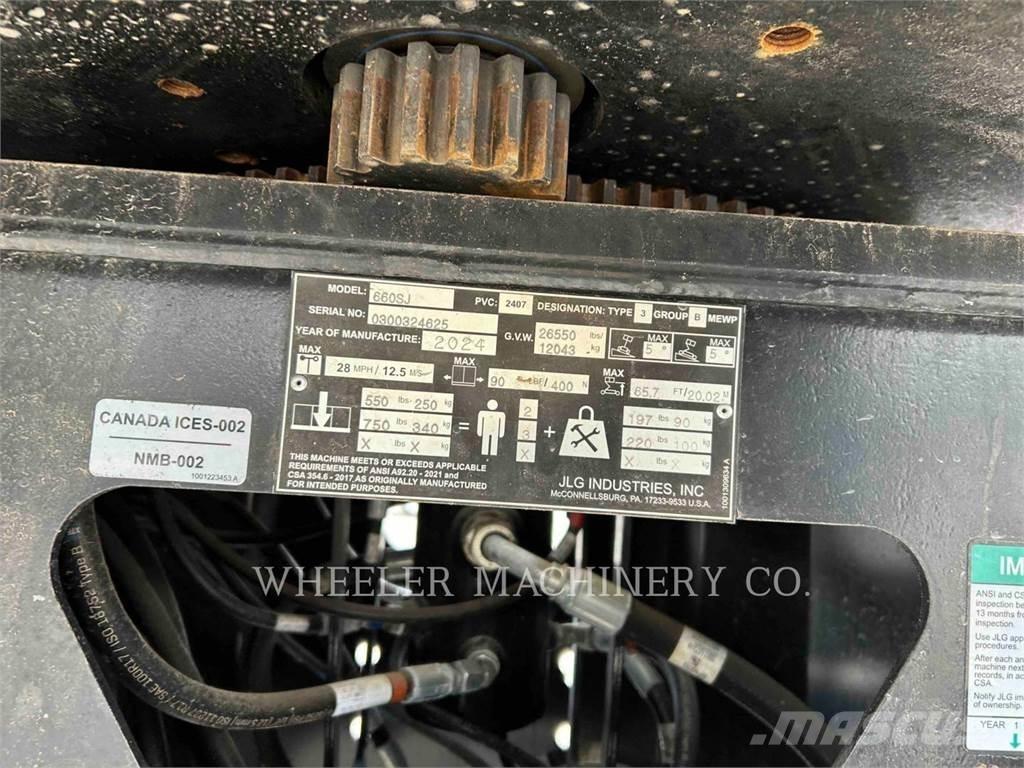 JLG 660SJ SP Elevadores braços articulados