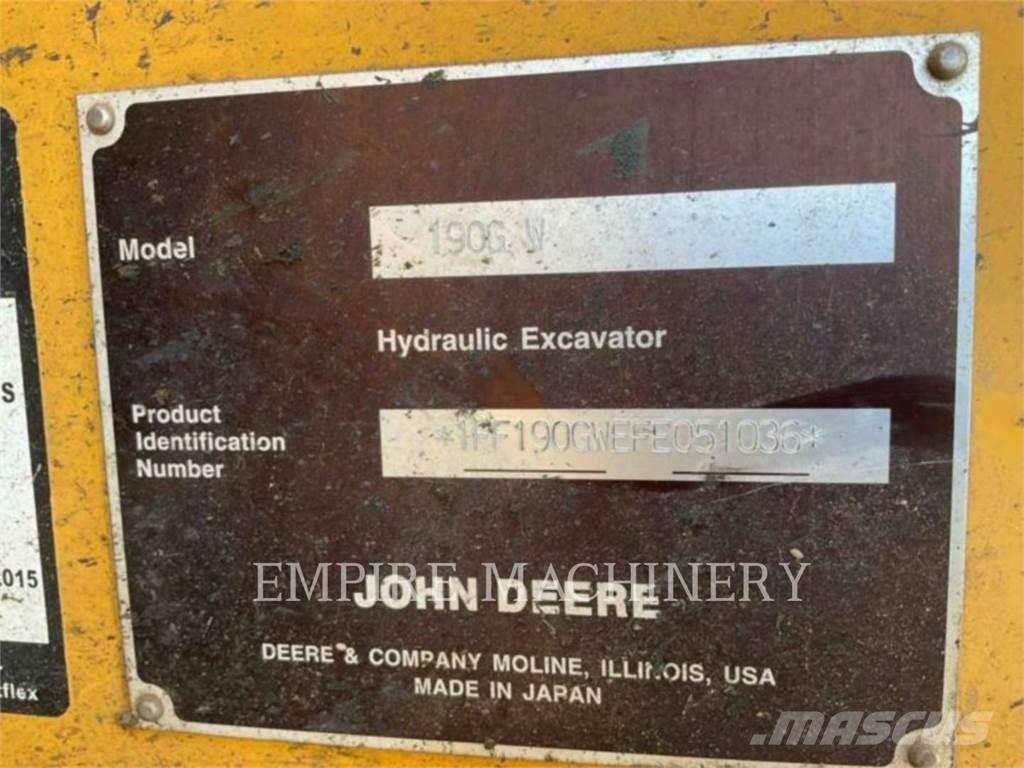 John Deere 190G Escavadeiras de esteiras