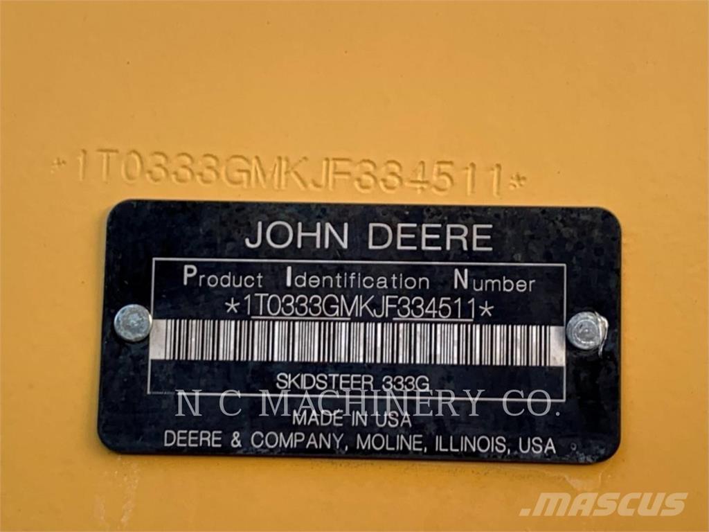 John Deere 333G Minicarregadeiras