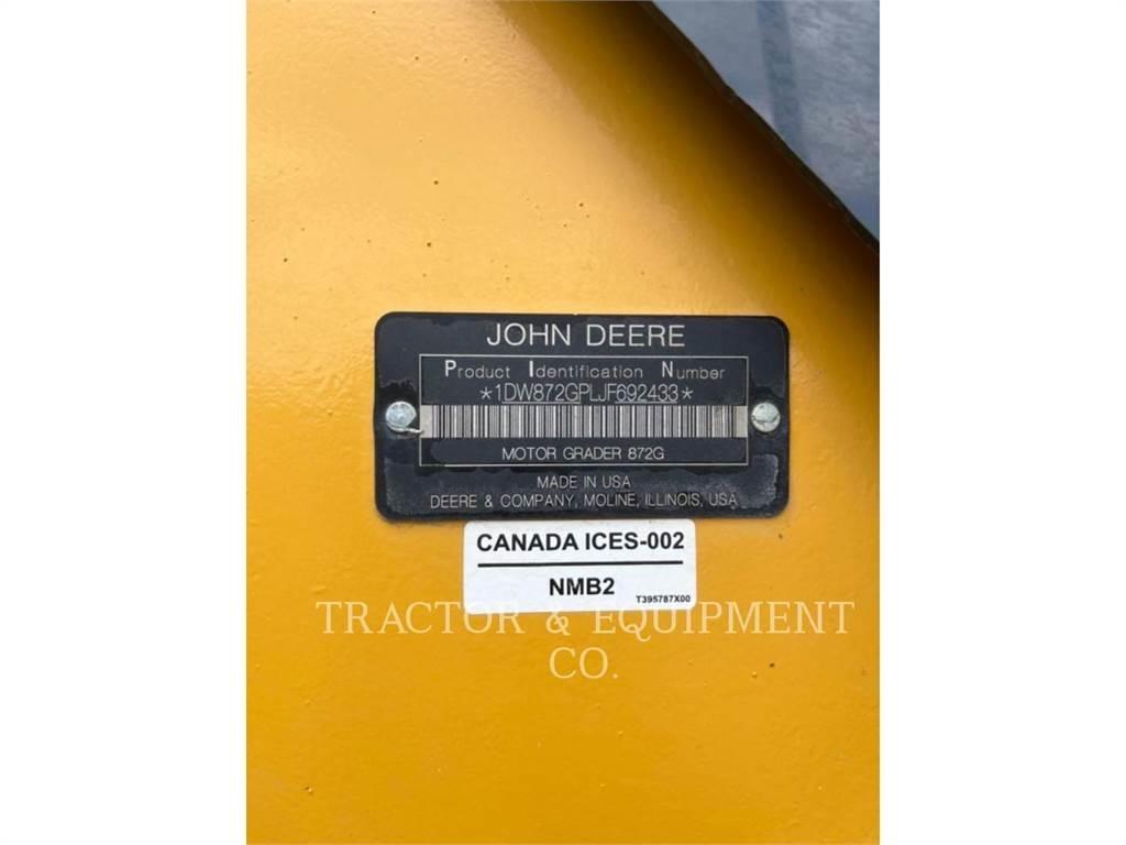 John Deere 872GP Motoniveladoras