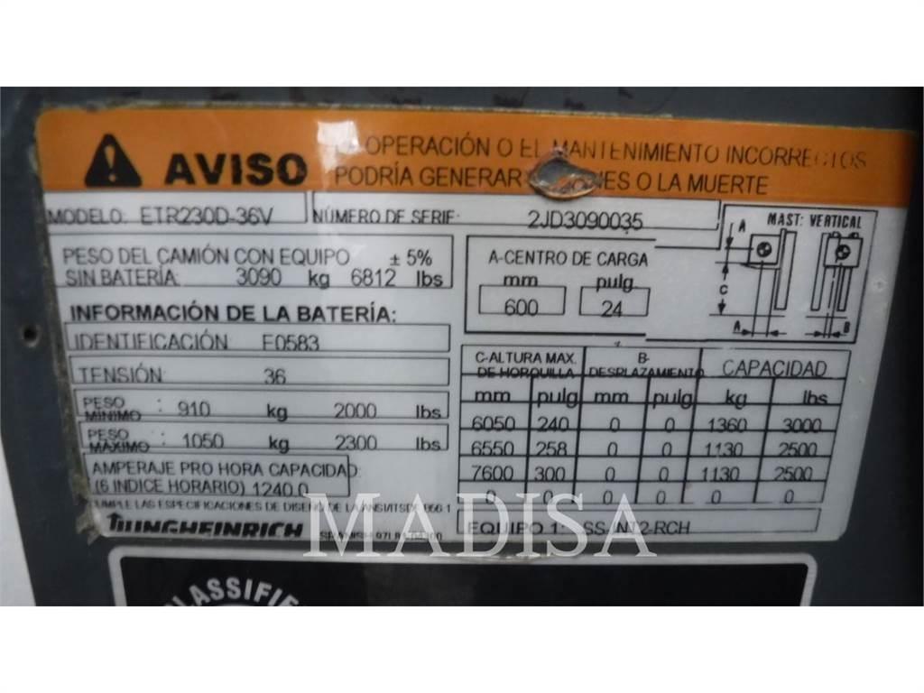Jungheinrich ETR230D Empilhadores eléctricos