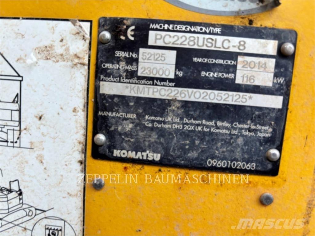 Komatsu PC228 Escavadeiras de esteiras