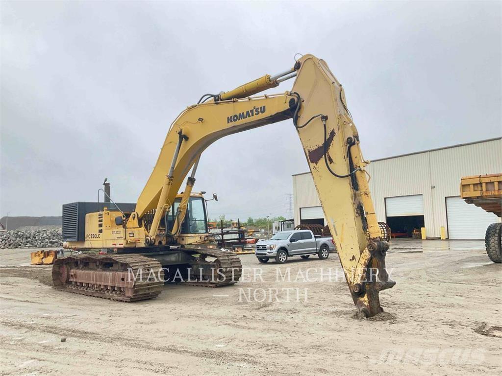 Komatsu PC750 Escavadeiras de esteiras