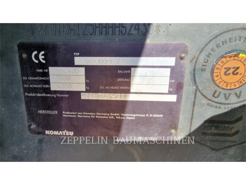 Komatsu WA100M-7 Carregadeiras de rodas