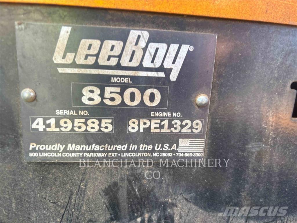 LeeBoy 8500E Espalhadoras de asfalto