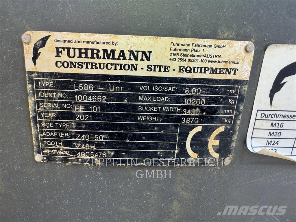 Liebherr L586 Carregadeiras de rodas