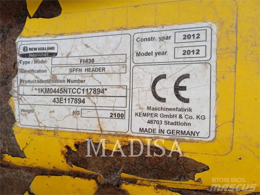 New Holland 430FI Acessórios de ceifeiras debulhadoras