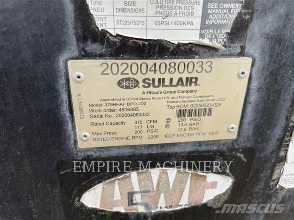 Sullair DPQ375HHAF Compressores