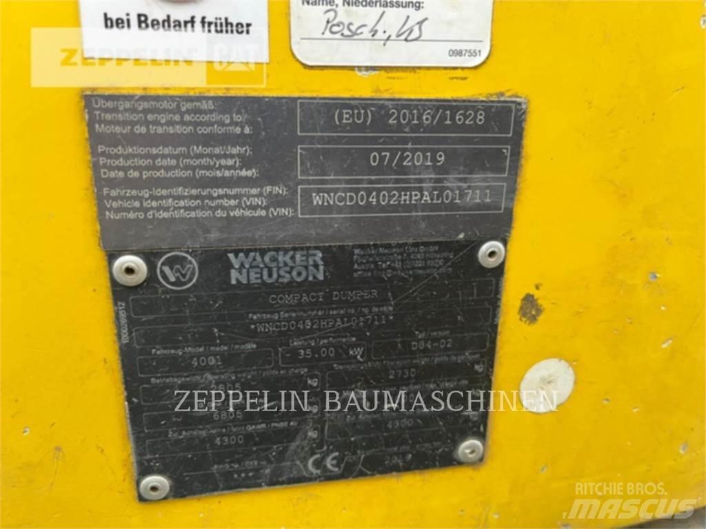 Wacker 4001 Caminhões articulados