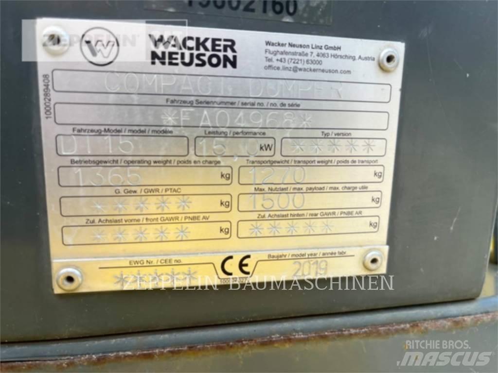 Wacker DT15 Caminhões articulados