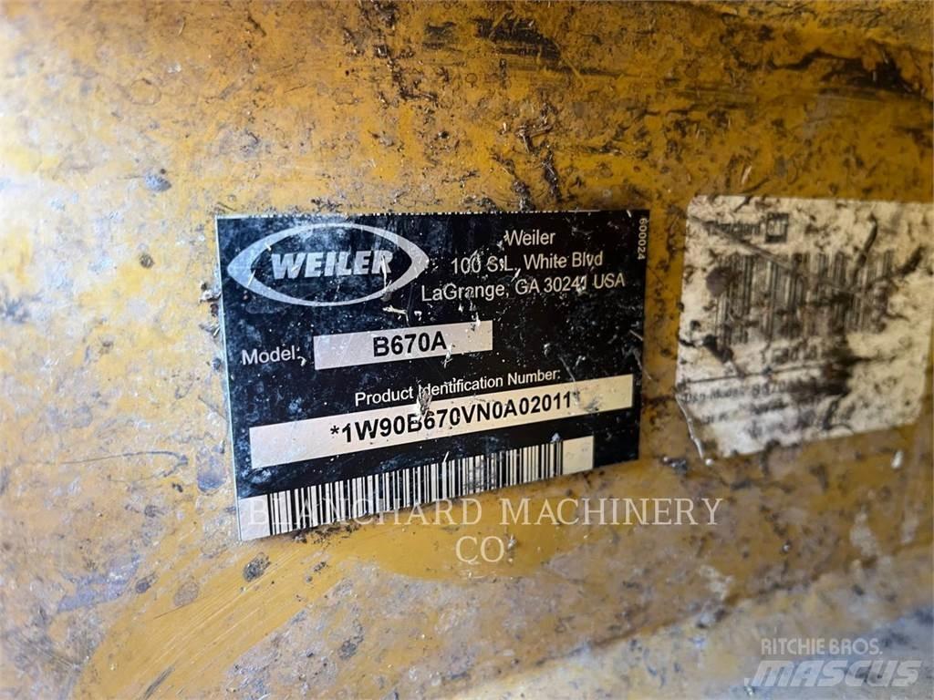 Weiler B670A Cegadeiras