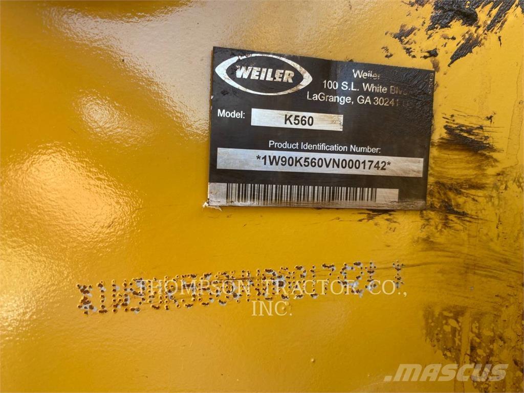 Weiler K560FV Carregadores