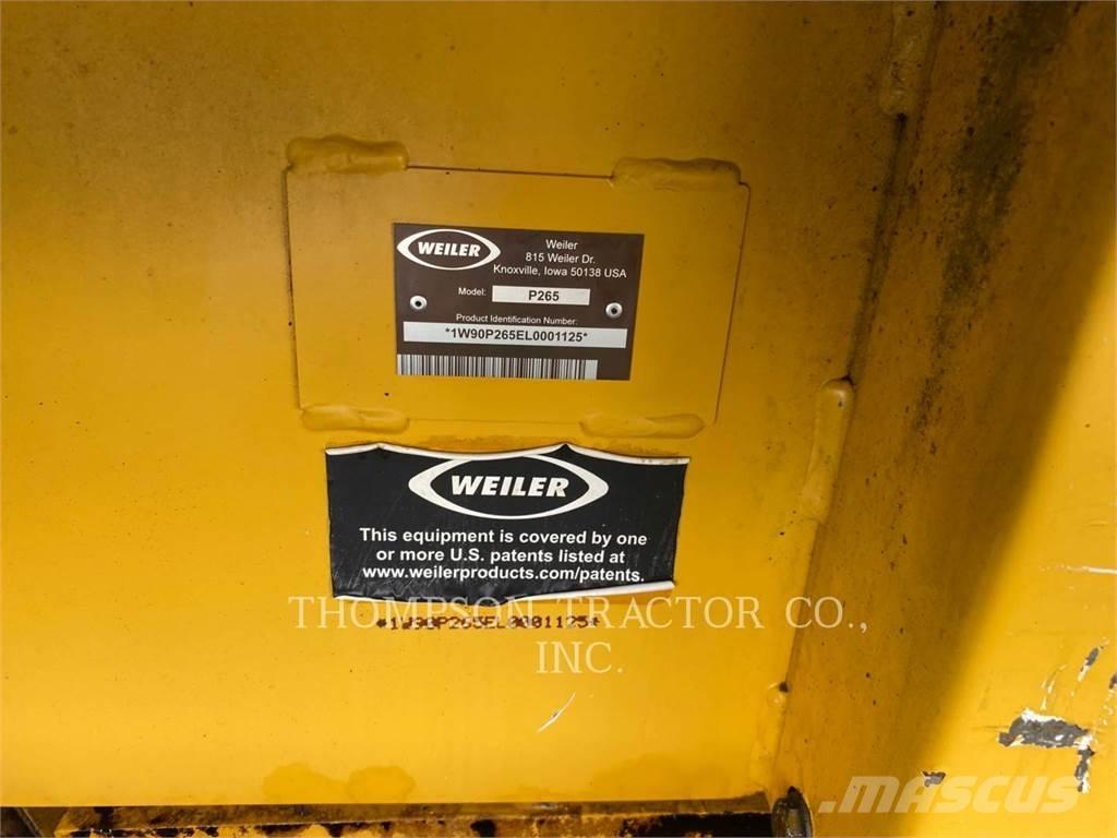 Weiler P265FV Espalhadoras de asfalto