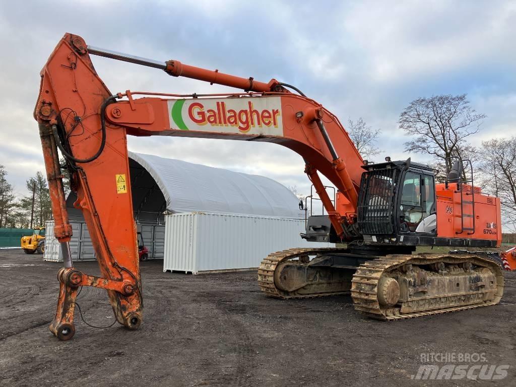 Hitachi ZX670LCH-5B Escavadeiras de esteiras