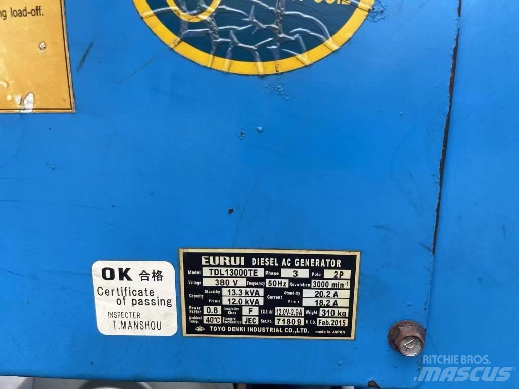 Yanmar 13.3KVA Geradores Diesel