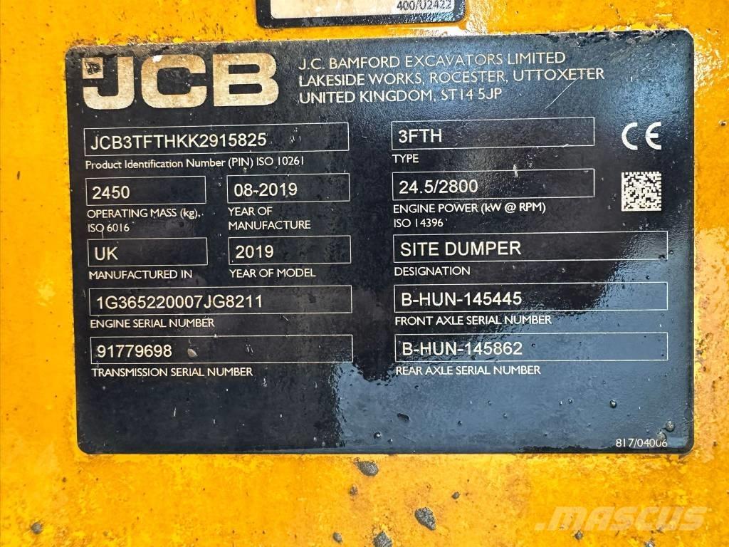 JCB 3 TFT Dumpers de obras