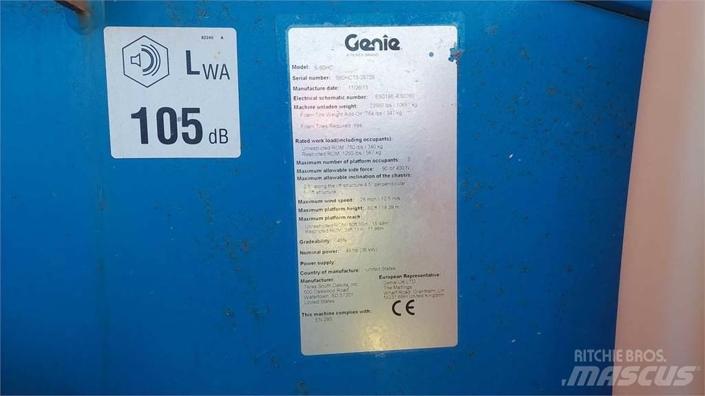 Genie S60HCE Elevadores braços Telescópicos