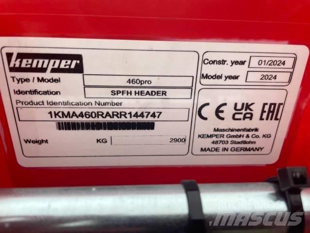 Kemper M 460 Pro Acessórios de ceifeiras debulhadoras