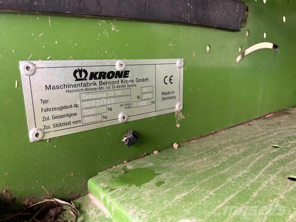 Krone CV150XC Enfardadeira de rolos