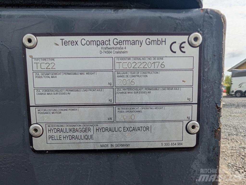 Terex TC 22-2 Escavadeiras de esteiras