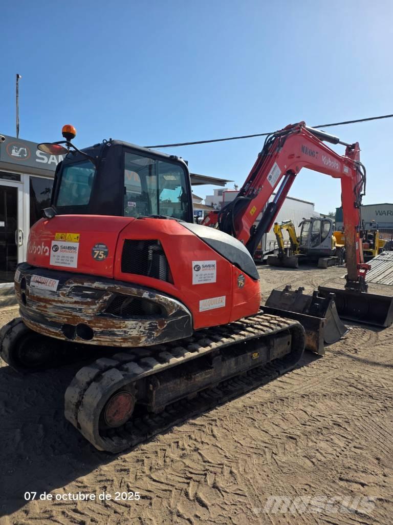 Kubota KX80-4a2 Escavadoras Midi 7t - 12t