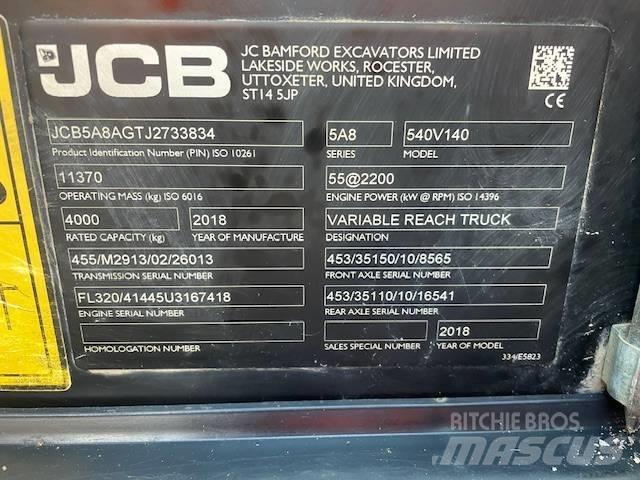 JCB 540-140 Manipulador telescópico