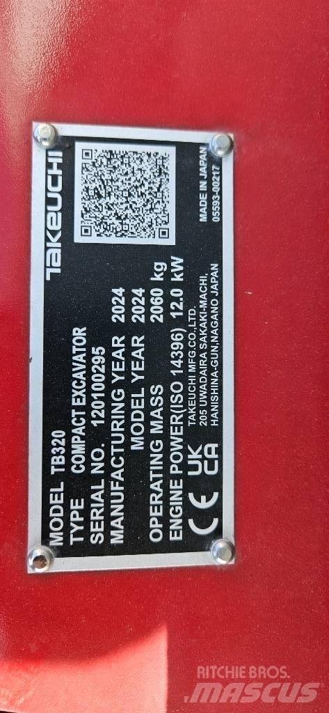 Takeuchi TB 320 Miniescavadeiras