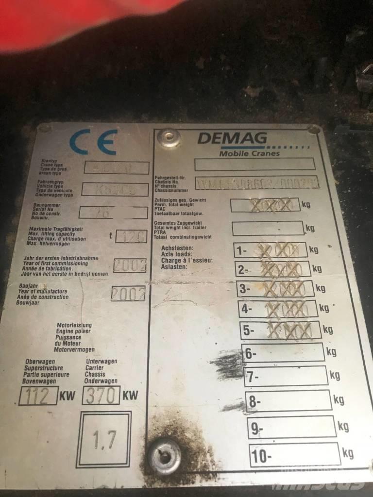 Demag AC 120 Gruas Todo terreno