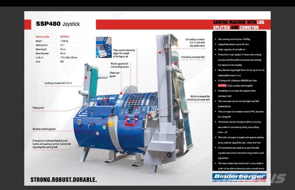 Binderberger SSP 480 Cortadores de madeira