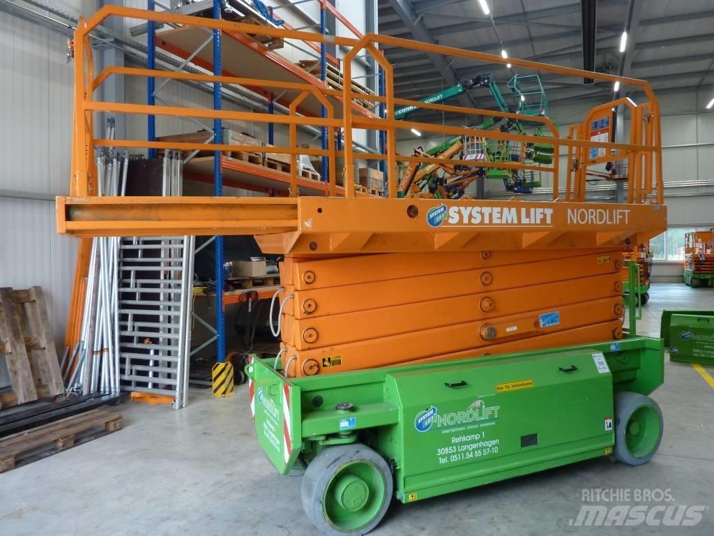 HAB S 152 10 E2WD Elevadores de tesoura
