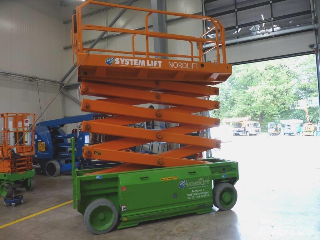 HAB S 152 10 E2WD Elevadores de tesoura
