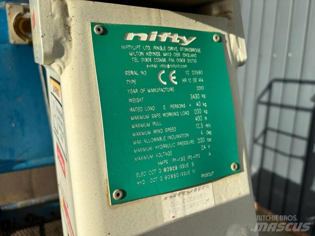 Niftylift HR 12 Elevadores braços articulados