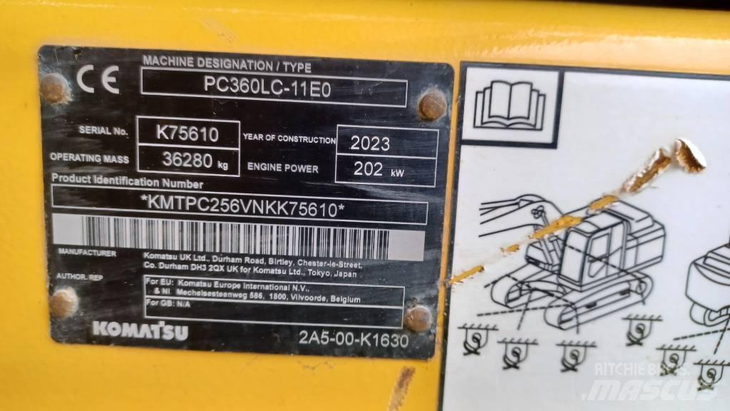 Komatsu PC360LC-11E0 Escavadeiras de esteiras