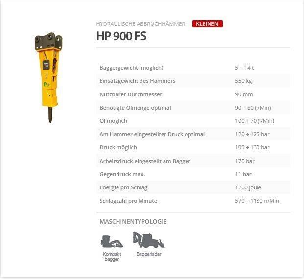 Indeco HP 900 FS Martelos de quebragem