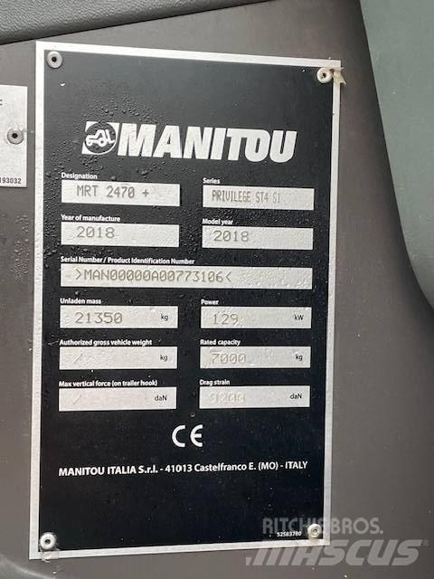Manitou MRT2470 Manipulador telescópico