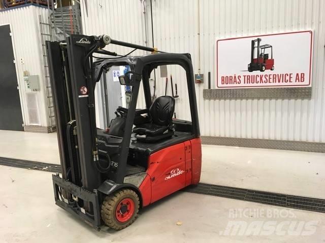 Linde E 16 H - 01 Empilhadores eléctricos