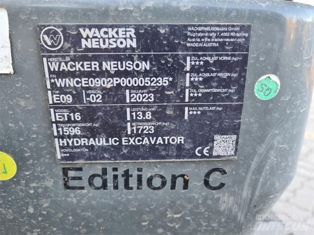 Wacker Neuson ET16 Escavadeiras de esteiras